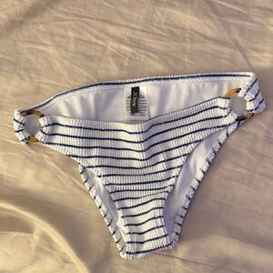J crew striped O- ring bikini bottoms